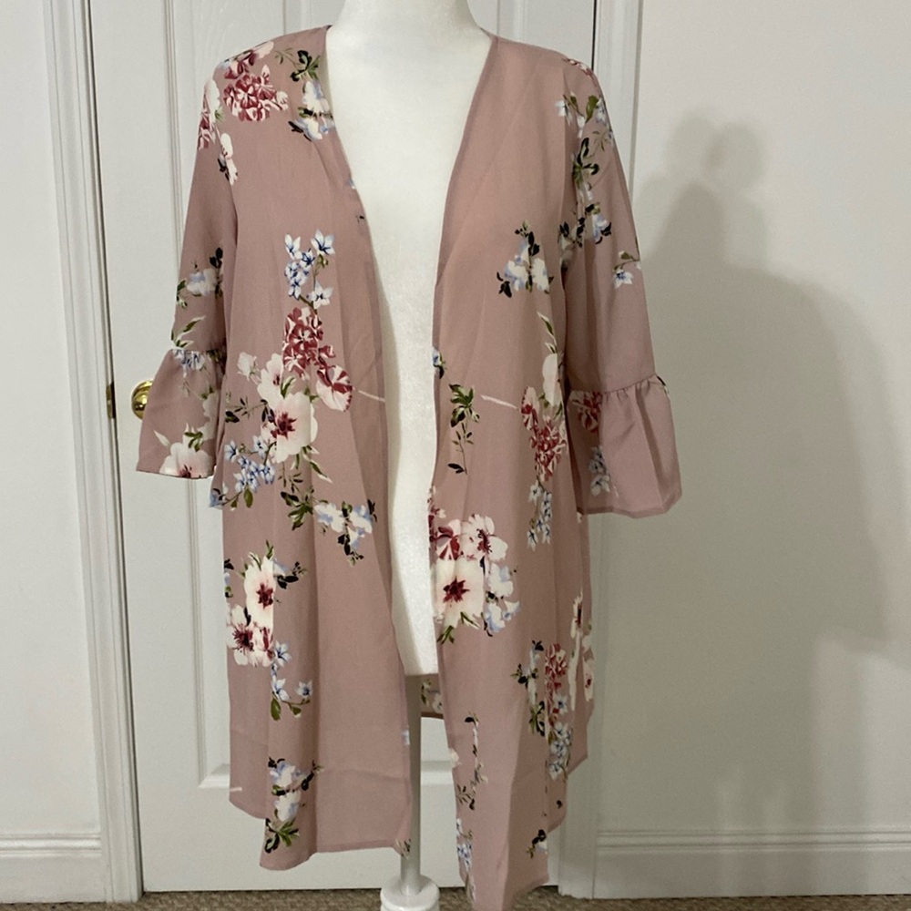 Blush Floral Kimono